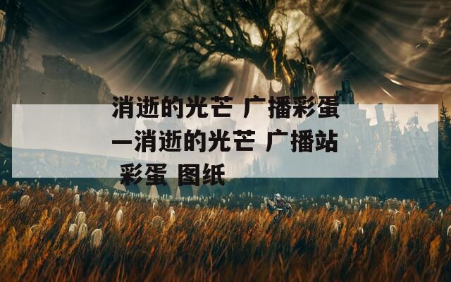 消逝的光芒 广播彩蛋—消逝的光芒 广播站 彩蛋 图纸