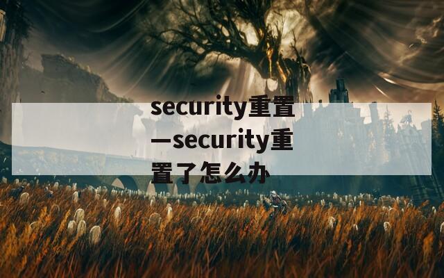 security重置—security重置了怎么办
