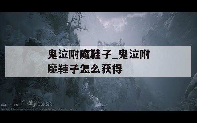 鬼泣附魔鞋子_鬼泣附魔鞋子怎么获得