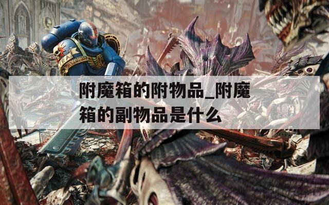 附魔箱的附物品_附魔箱的副物品是什么