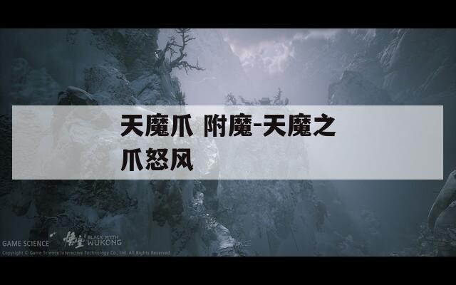 天魔爪 附魔-天魔之爪怒风