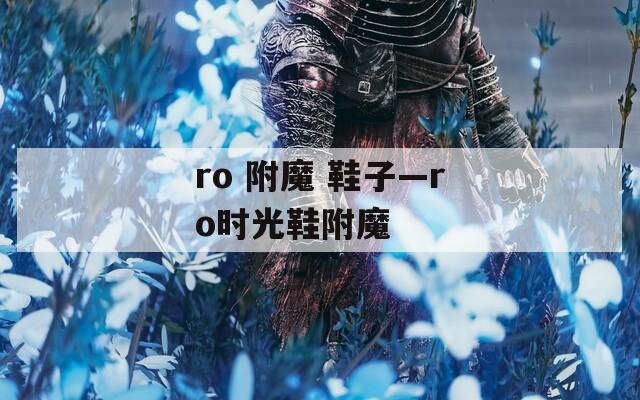 ro 附魔 鞋子—ro时光鞋附魔
