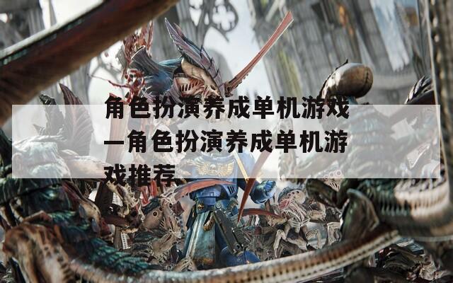 角色扮演养成单机游戏—角色扮演养成单机游戏推荐